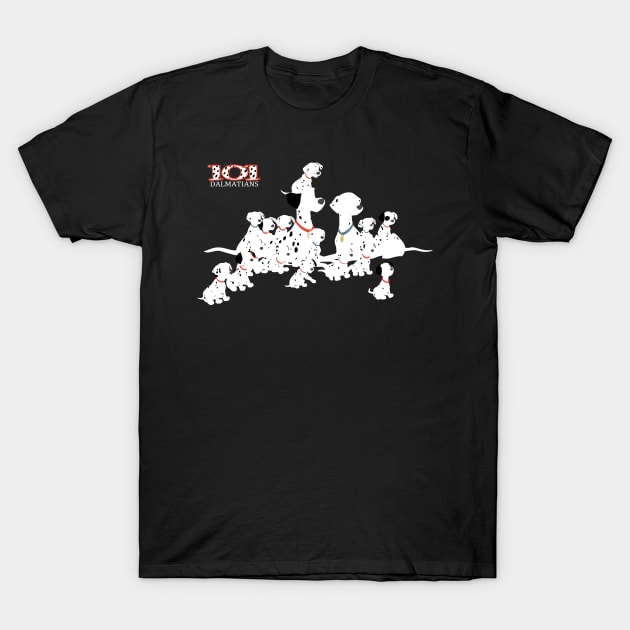 101 Dalmatians T-Shirt by Kaztiel